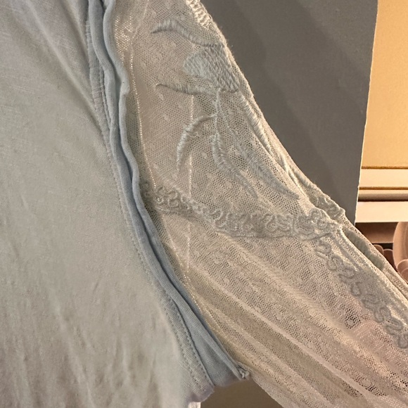 Free people lace and cotton tee - Picture 8 of 8